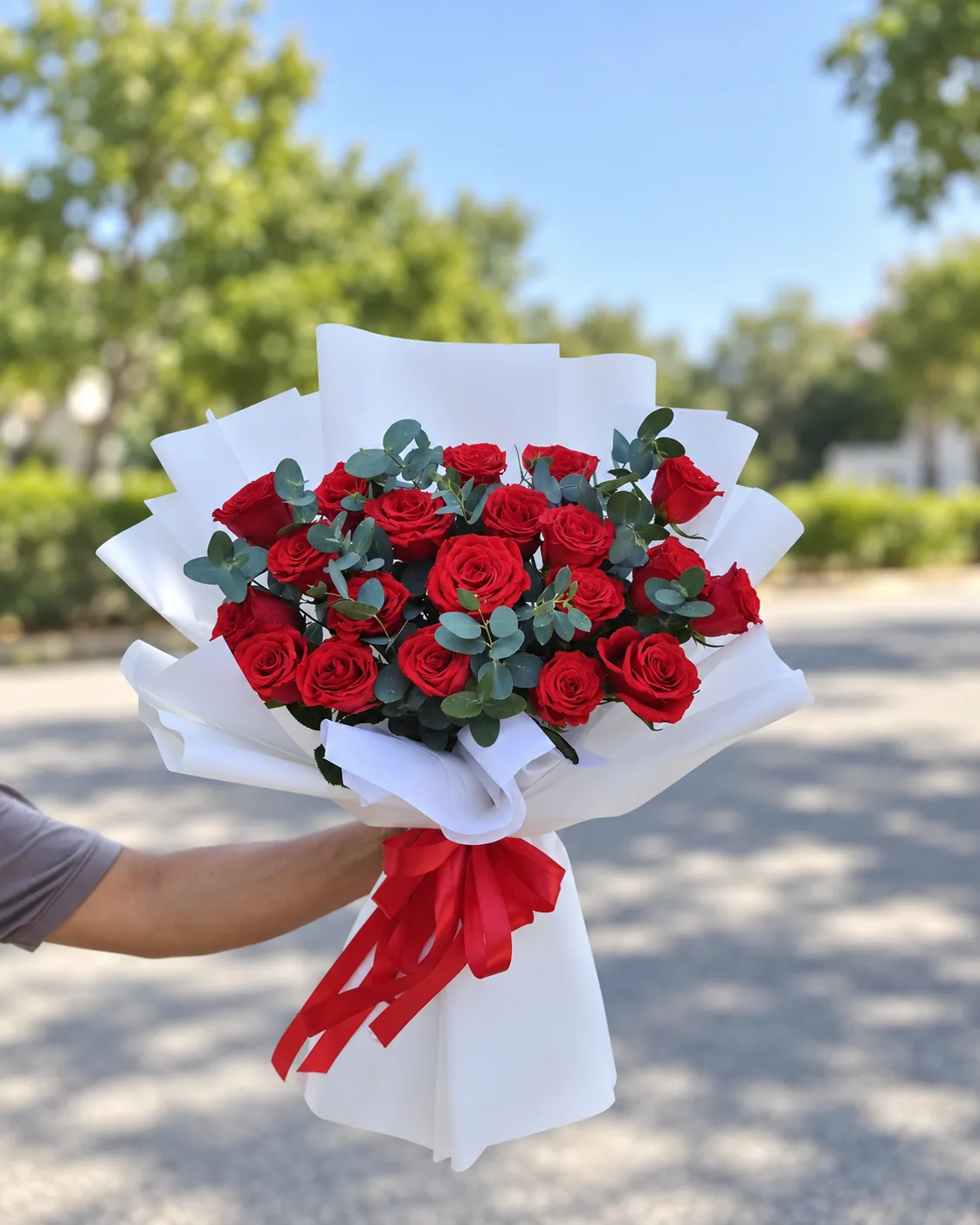 Bó hoa hồng đỏ – Tiệm Hoa Nắng