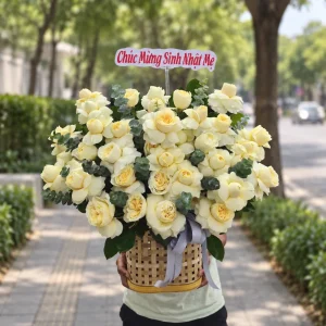 Giỏ hoa – Tiệm Hoa Nắng
